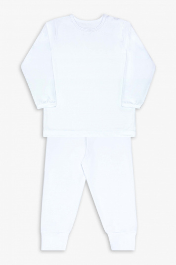 Pijama trmico branco infantil