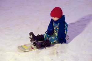 Macaco infantil de soft snowboard