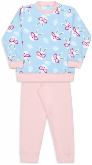 Pijama abrigo de soft infantil coelhas de culos 