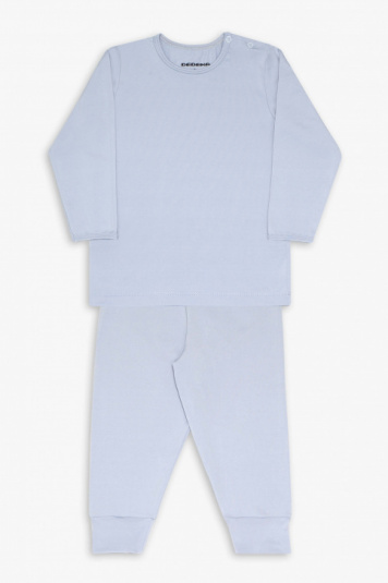 Pijama trmico cinza claro infantil