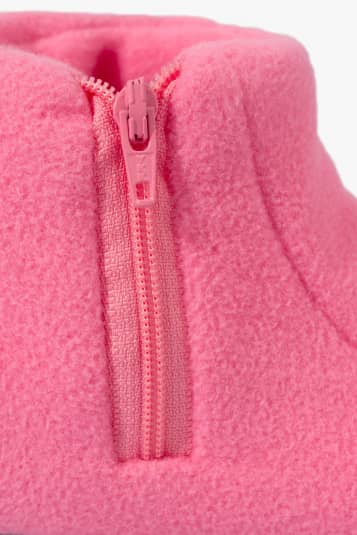 Pantufa infantil de soft cor de rosa