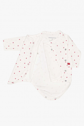 Body kimono moranguinhos para beb