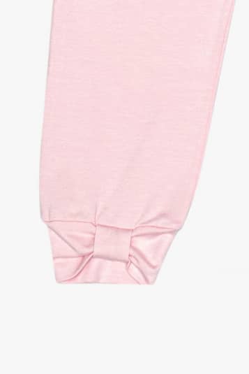 Pijama infantil algodo e modal vasinho rosa