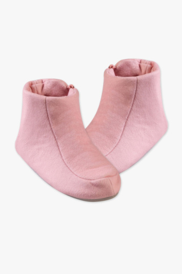 Pantufa de soft rosa suave infantil
