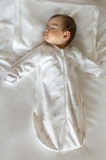 Saco de dormir unissex de soft fazendinha para beb