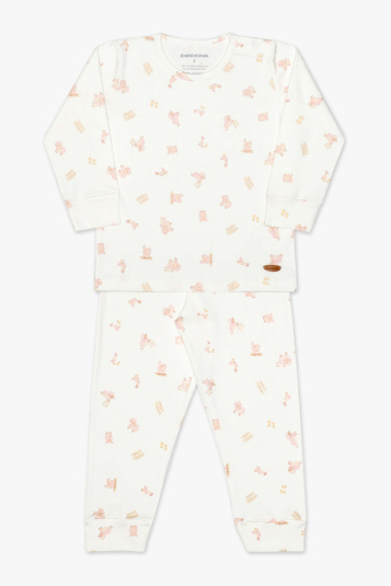 Pijama fazendinha rosa infantil