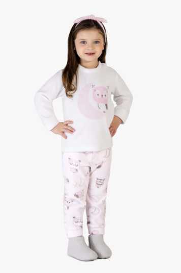 Pijama soft corujinha infantil- Brilha no escuro