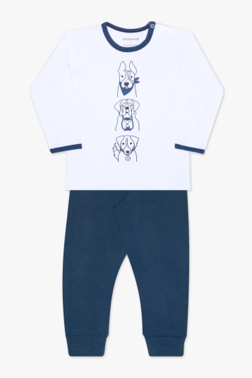 Pijama modal cachorrinhos infantil